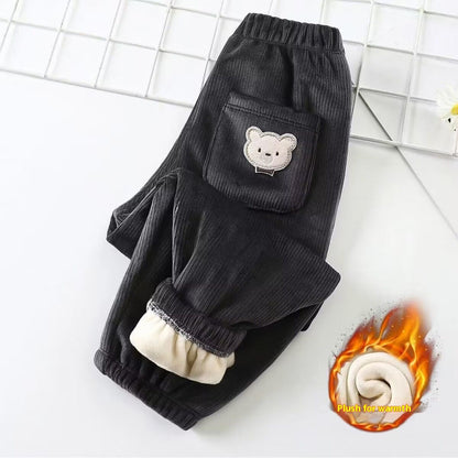 Fashion Corduroy Casual Pants Boys And Girls