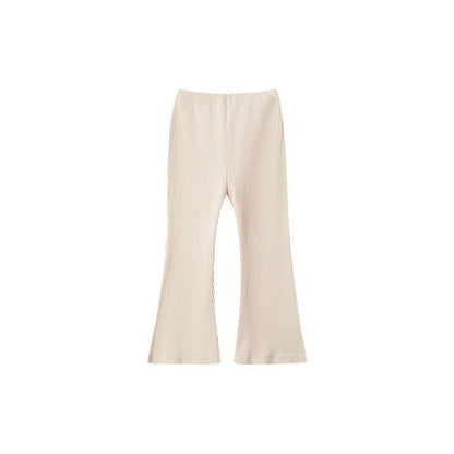 Legging uni polyvalent, décontracté et élégant pour petites filles
