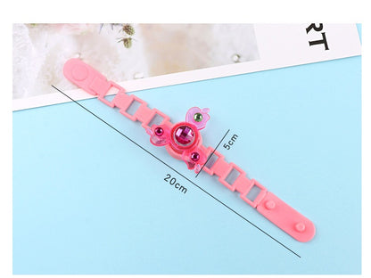 Luminous LED Light Fidget Spinner Hand Top Spinners Glow In Dark Light EDC Figet Spiner Finger Stress Relief Toys Kid's Bracelet