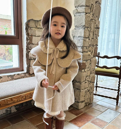 Retro Wool Double-sided Cashmere Girl Coat