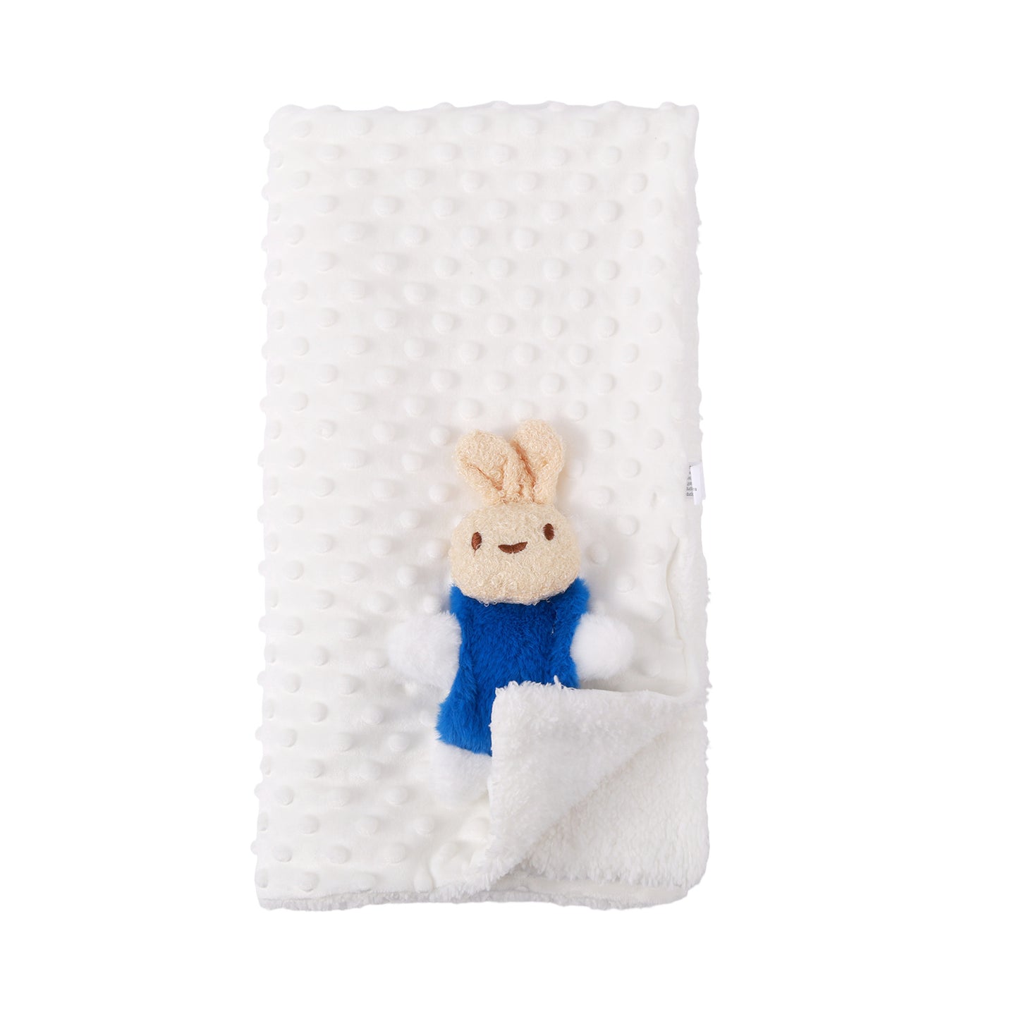 Soft Double-layered Thermal Blanket Textured Puffed Surface