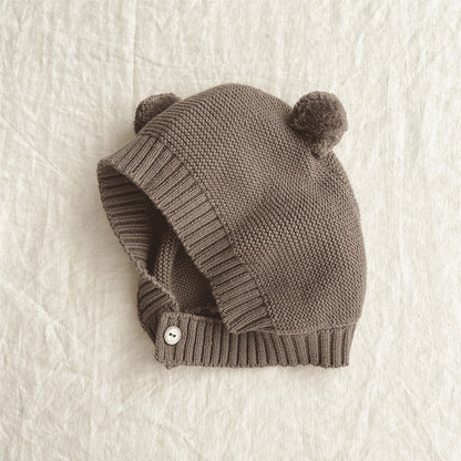 Children's Fart Clothes Romper With Bear Hat