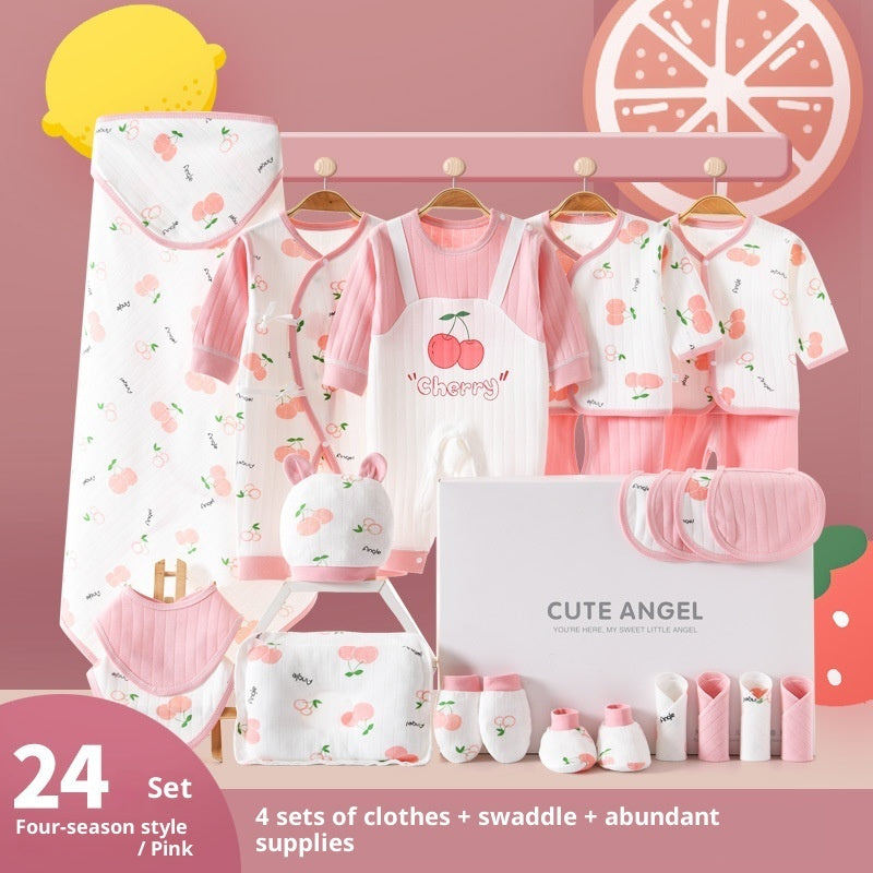 Ensemble cadeau de vêtements pour bébés en pur coton - Nouveauté