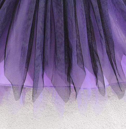 Halloween Cotton Multi-layer Mesh Dress Children's Clothing