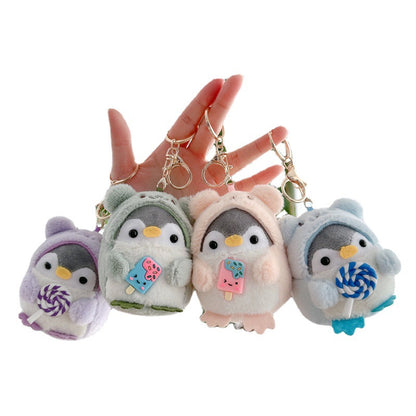 Poupée Pingouin Travesti Crème Glacée Petit Pendentif Poupée Façonneur