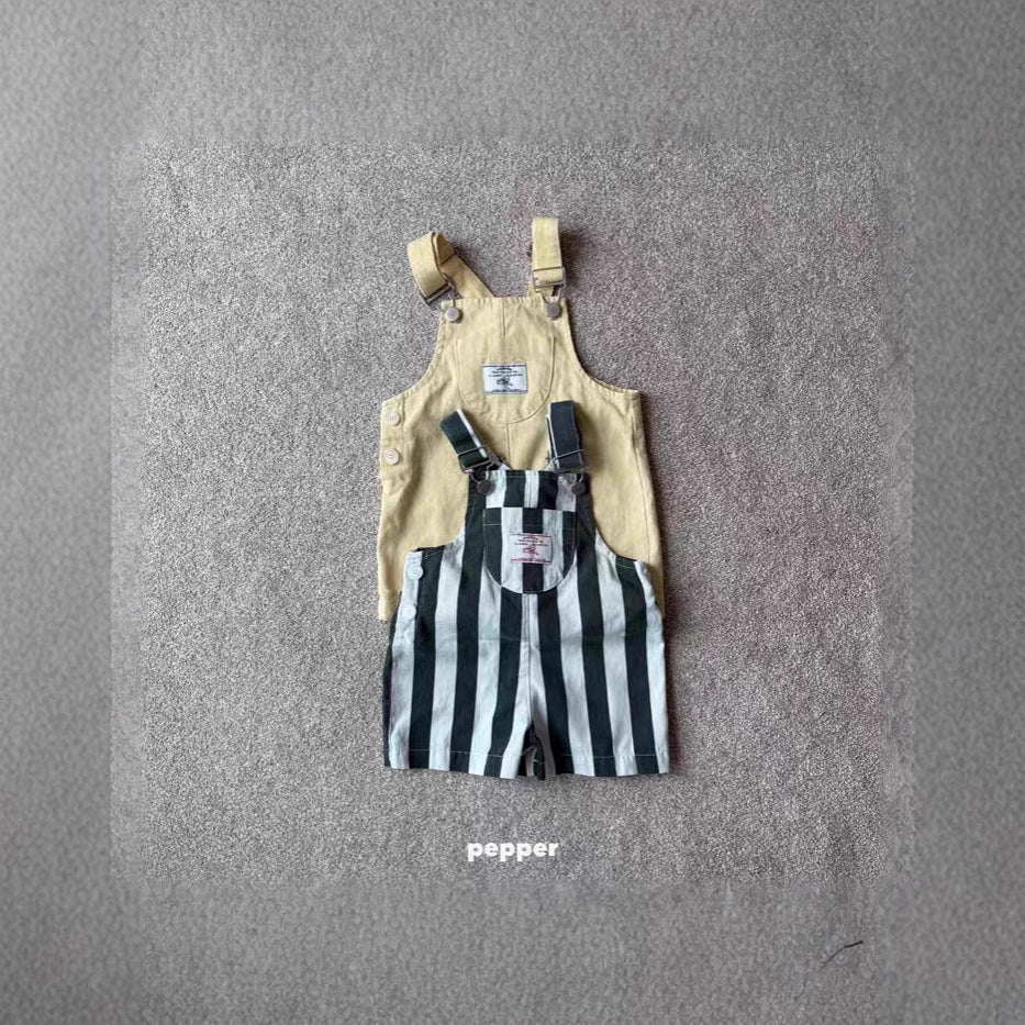 Korean Style Children's Clothing Suspender Pants