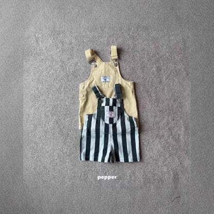 Korean Style Children's Clothing Suspender Pants