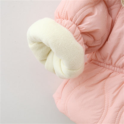 Winter Thick Cotton-padded Coat Girl Thermal Children's Clothing Top