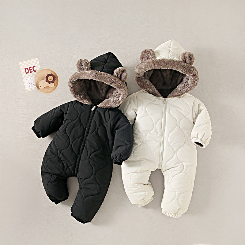 Baby Down Cotton-padded Clothes Winter Jumpsuit