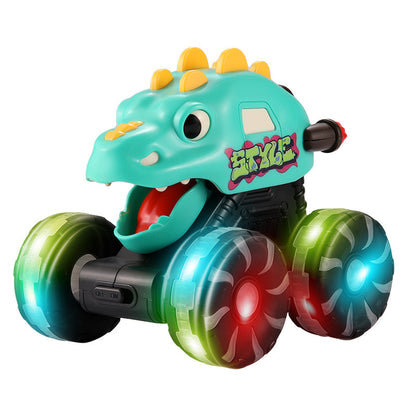 Inertial Sliding Model Light Pressing Dinosaur Toy Car