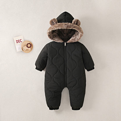 Baby Down Cotton-padded Clothes Winter Jumpsuit