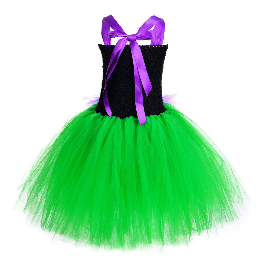 Halloween Vampire Dress Girls Suit