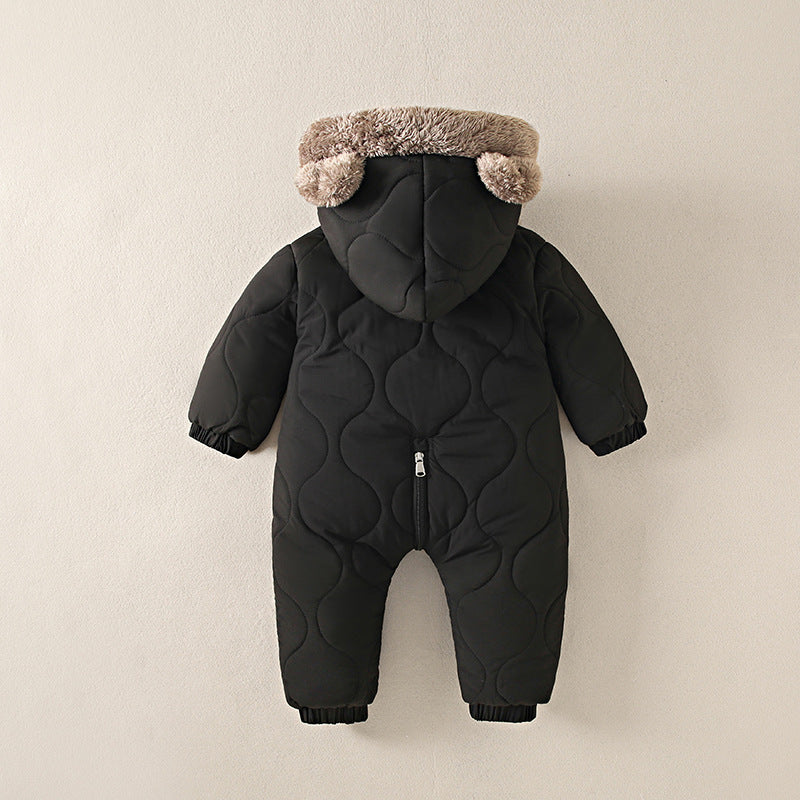 Baby Down Cotton-padded Clothes Winter Jumpsuit