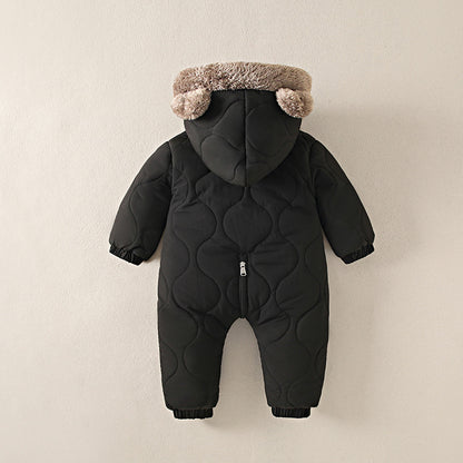 Baby Down Cotton-padded Clothes Winter Jumpsuit