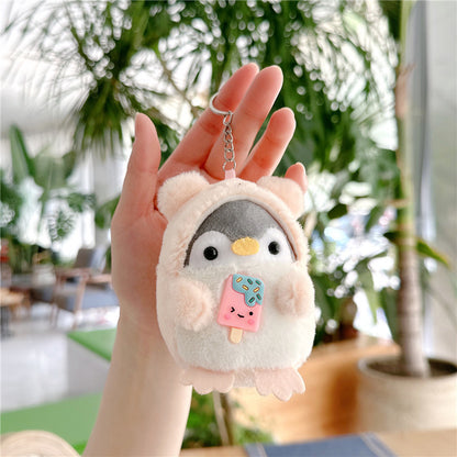 Poupée Pingouin Travesti Crème Glacée Petit Pendentif Poupée Façonneur
