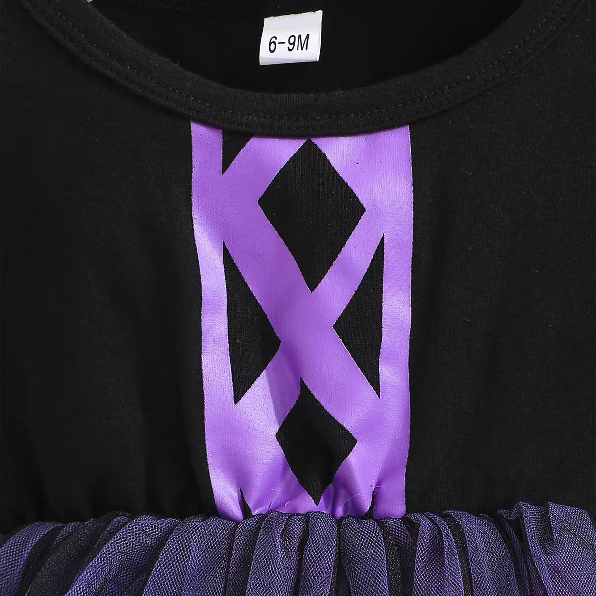 Halloween Cotton Multi-layer Mesh Dress Children's Clothing