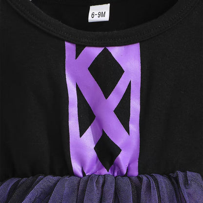 Halloween Cotton Multi-layer Mesh Dress Children's Clothing