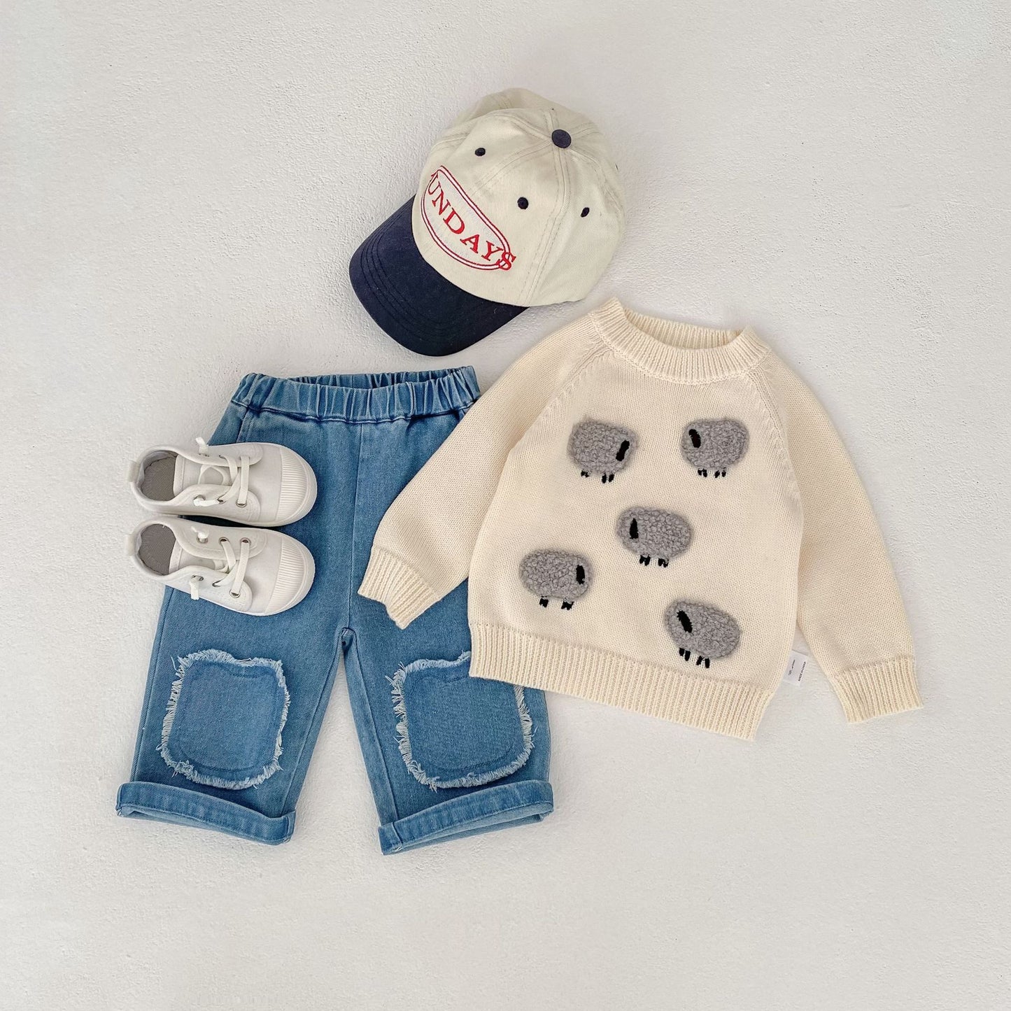 Autumn And Winter Infant Cotton Men's And Women's Terry Pullover Woolen Top