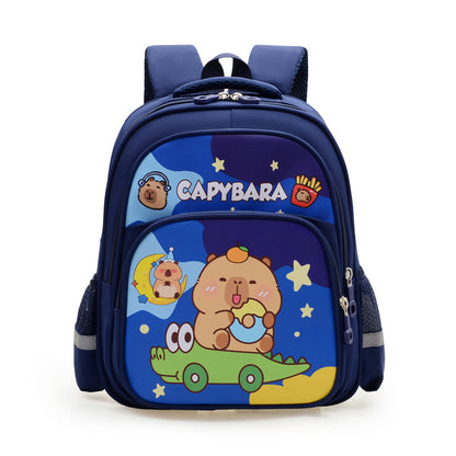 New Children's School Bag Cartoon Capabala School Bag
