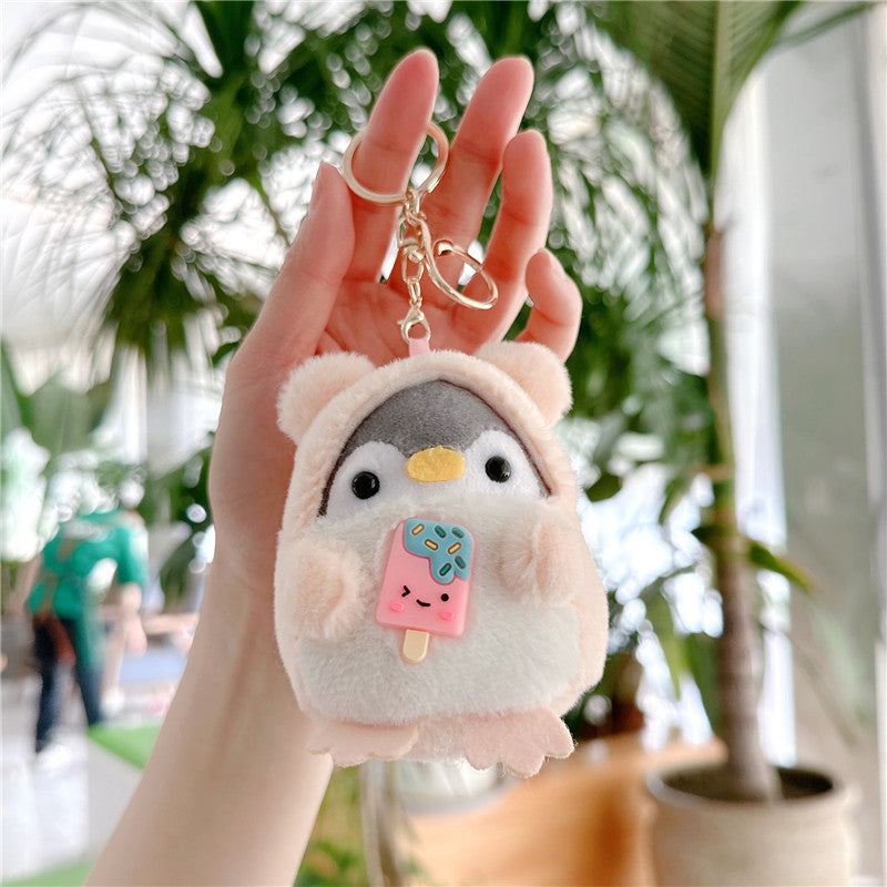 Poupée Pingouin Travesti Crème Glacée Petit Pendentif Poupée Façonneur