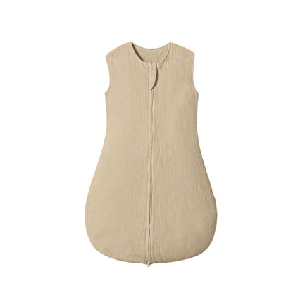 Double-layer Gauze Sleeping Bag Baby Sleeveless Gauze Anti-kicking Blanket