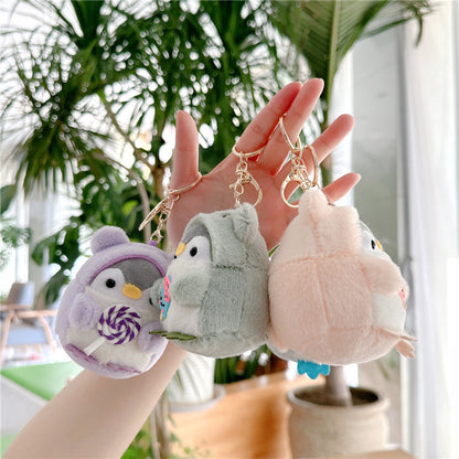 Poupée Pingouin Travesti Crème Glacée Petit Pendentif Poupée Façonneur