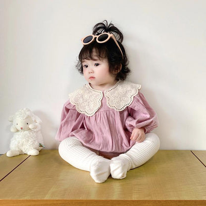 Baby Girl Outerwear Romper Long Sleeve Dress