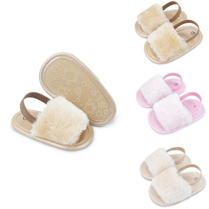 Girls' Plush Fashion Elastic Casual Shoes