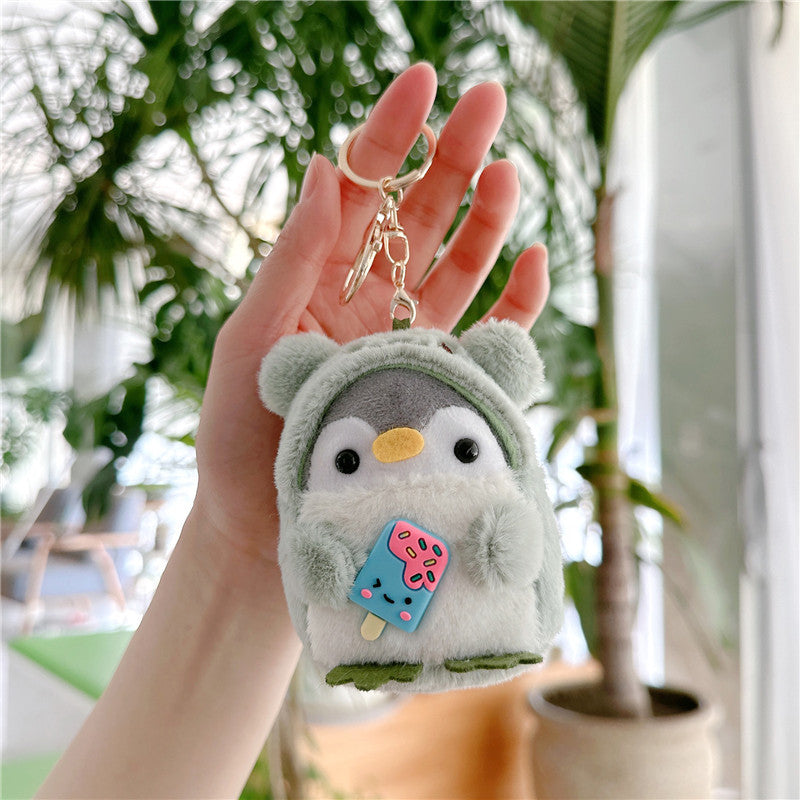 Poupée Pingouin Travesti Crème Glacée Petit Pendentif Poupée Façonneur