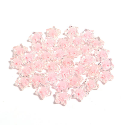 Acrylic Color Five-pointed Star Beaded Diy Ornament Accessories