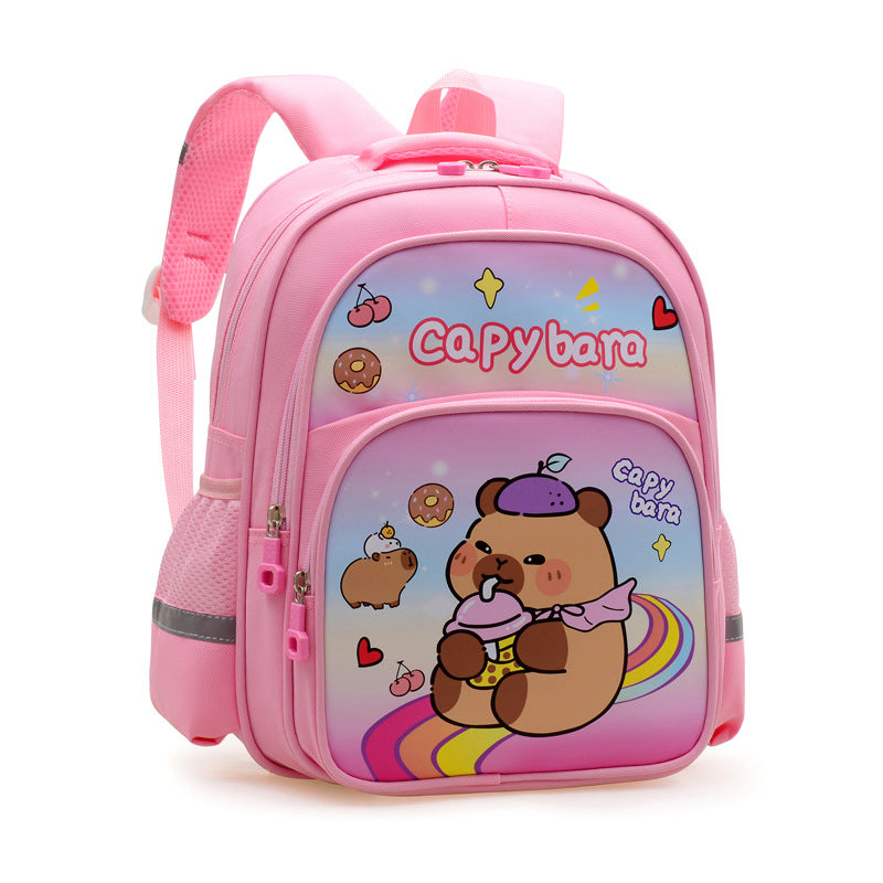 New Children's School Bag Cartoon Capabala School Bag
