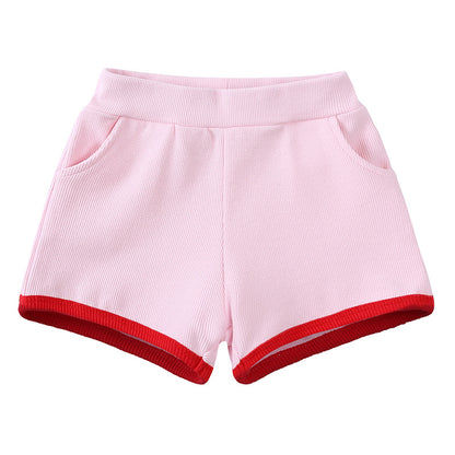 Summer Soft Short Sleeve Shorts Suit