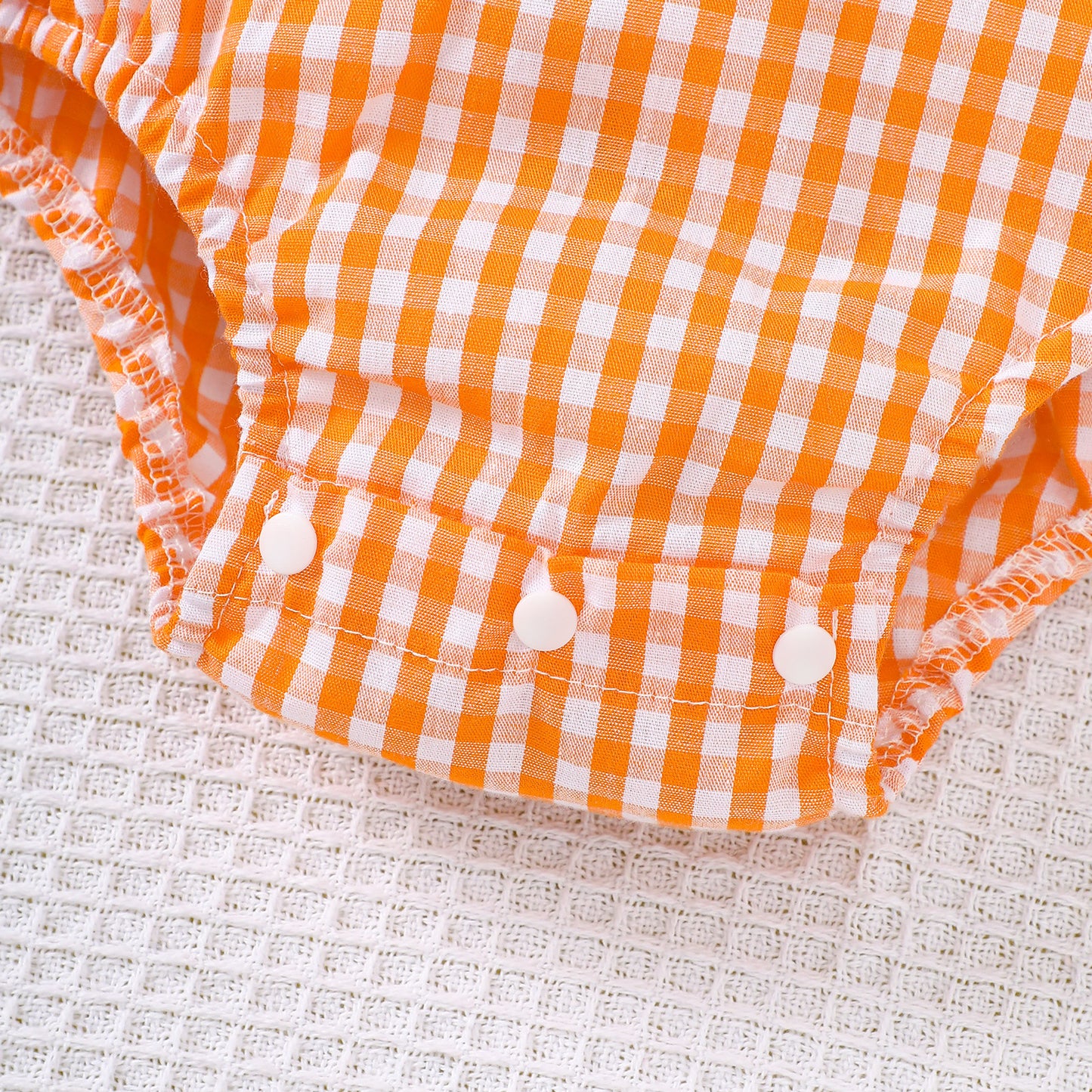 Bow Plaid Halloween Baby Girl's Clothing