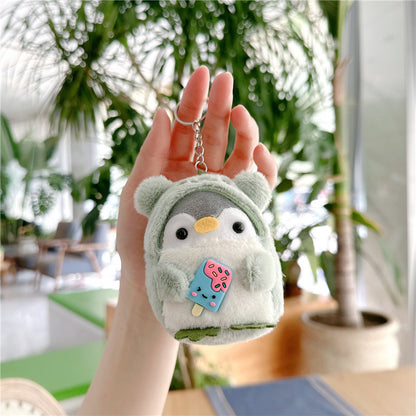 Poupée Pingouin Travesti Crème Glacée Petit Pendentif Poupée Façonneur