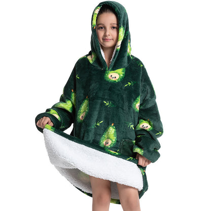 Pijama infantil de franela de lana de cordero