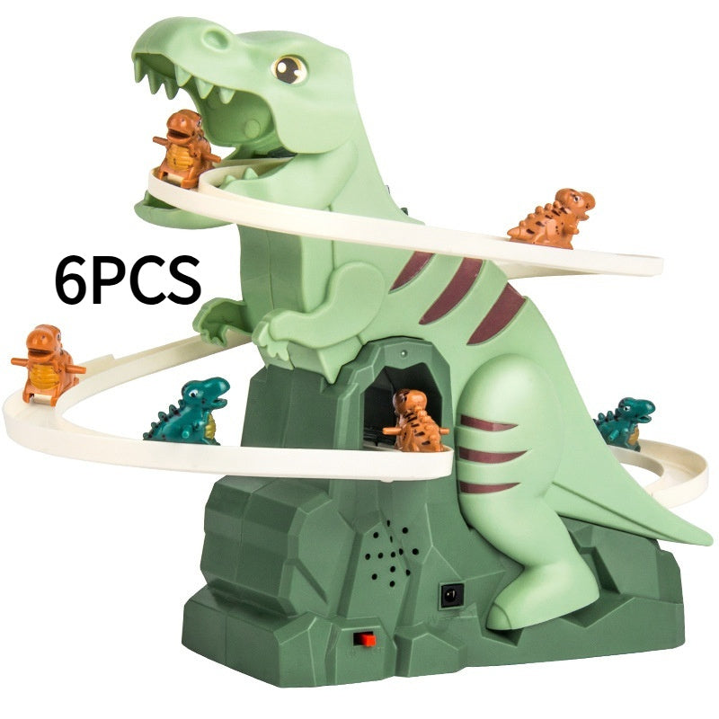 Dinosaur Assembled Educational Electric Slide Track Toy Car