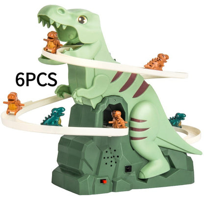 Dinosaur Assembled Educational Electric Slide Track Toy Car