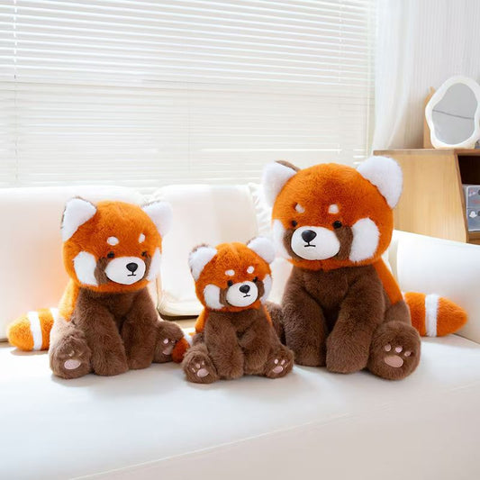 Mignonne et adorable peluche panda assise
