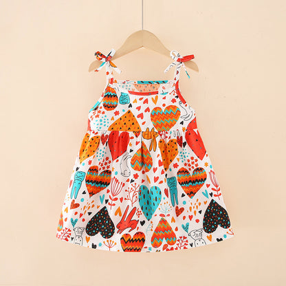 Children's Ins Style Princess Suspender Dress