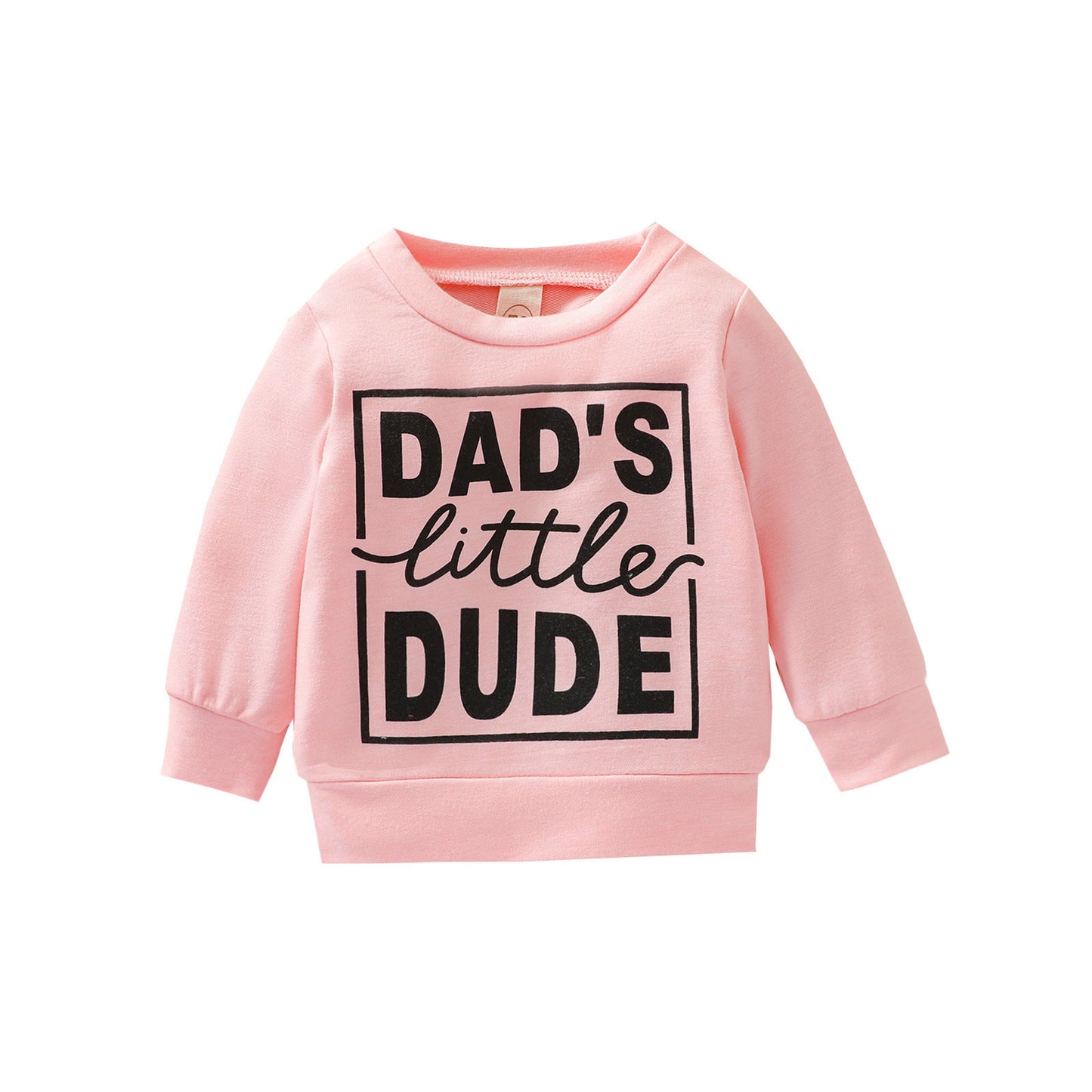 Sudadera gris con letras de poliéster para niños