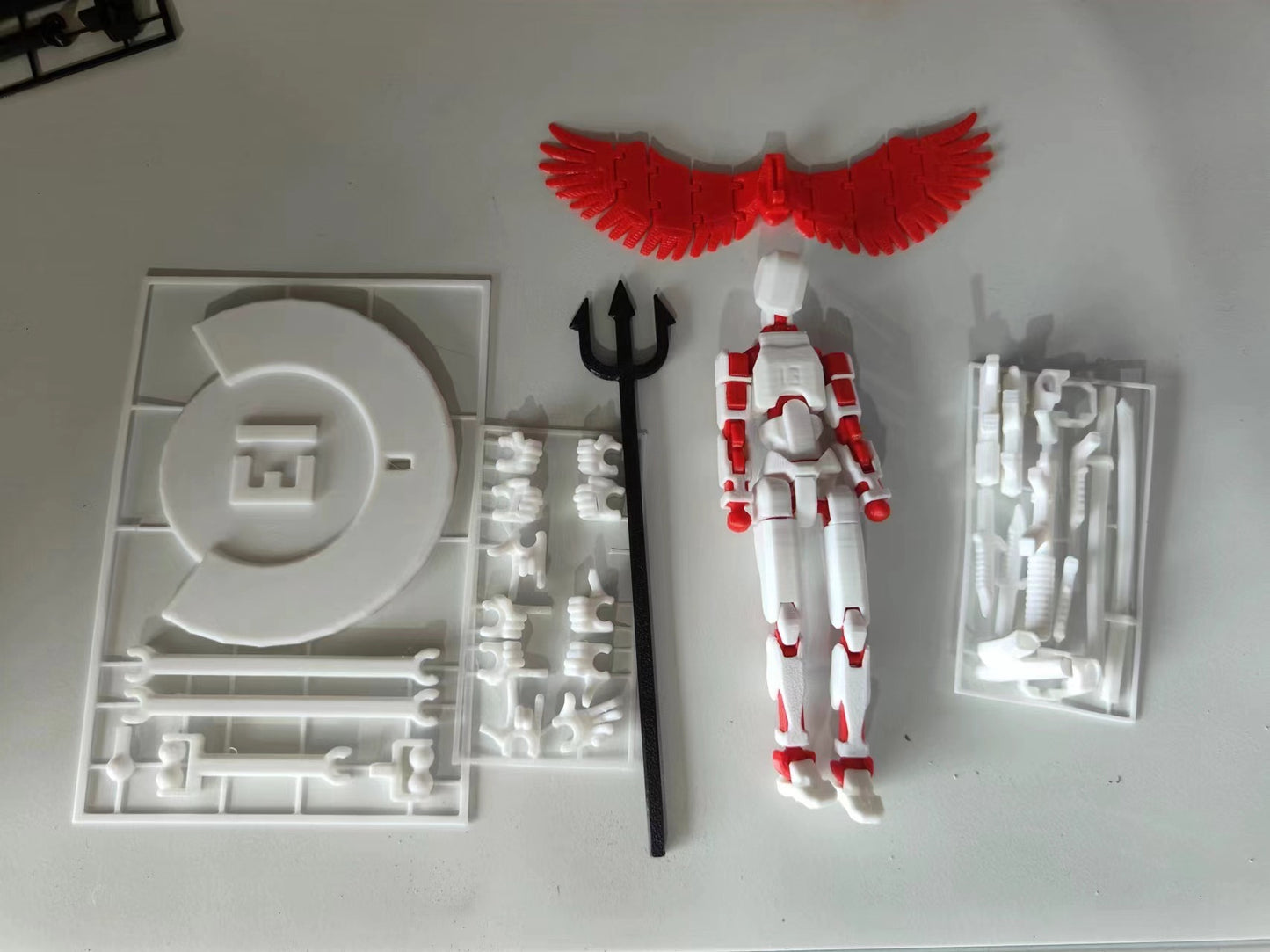 Lucky Puppet Joint Movable 3D Printing Doll Angel Toy