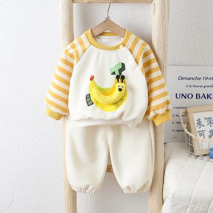 Pure Cotton Romper Set For Boys Cute Childrens Clothing Baby Boy Outfits