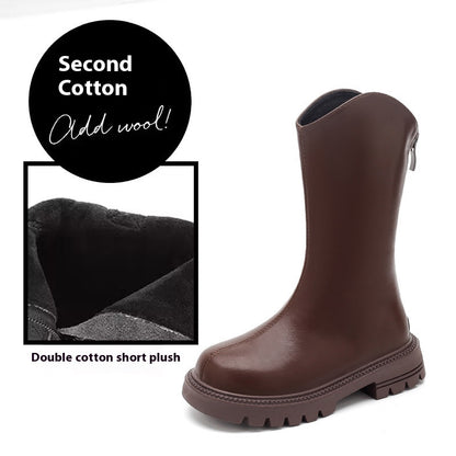 Girls' Shoes Winter Children's Boots Spring And Autumn Children's Shoes