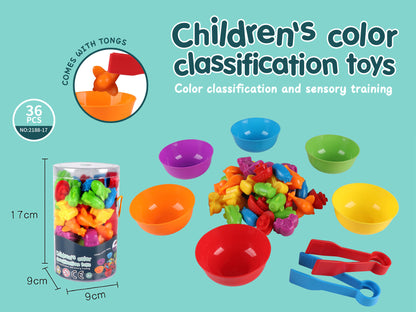 Rainbow Counting Dinosaurs Early Education Cognitive Montessori Early Education