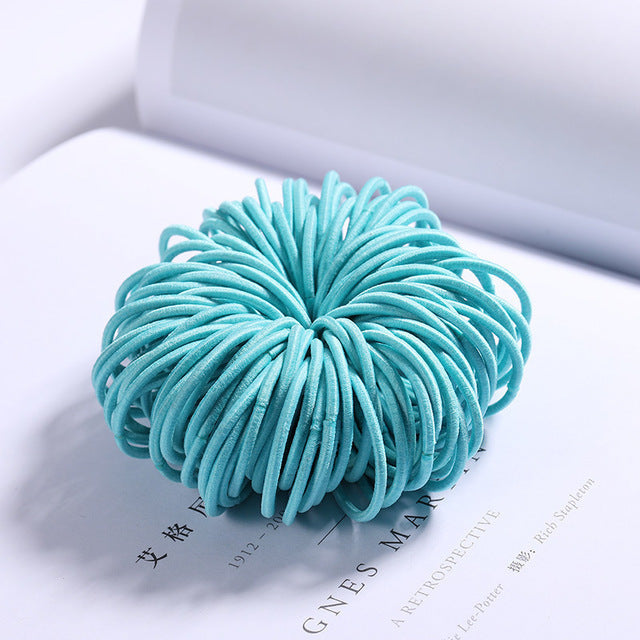 Nylon Does Not Hurt Hair Color Children's Rubber Band