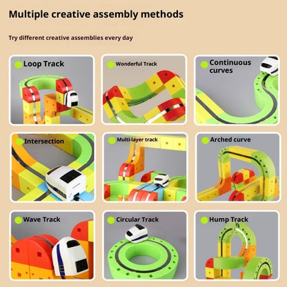 Upgrade Plus-sized Variable Magnetic Force Track Train