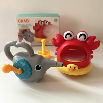 Bubble Blowing Machine Shark Bathroom Bath Toys