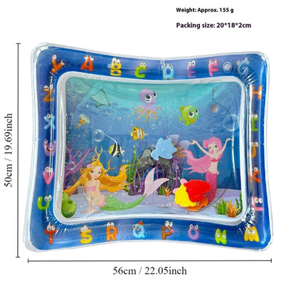 Children's Inflatable Marine Animal Racket Water Cushion Baby Crawling Racket Water Bag Racket Water Cushion Climbing Pad