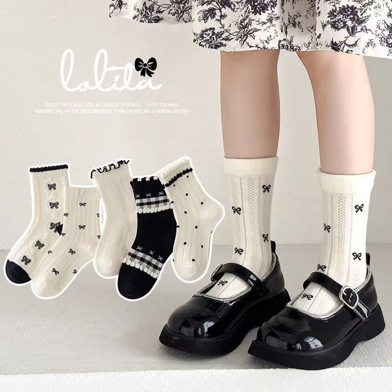 Children's Socks Tube Socks Springsummer Thin Breathable