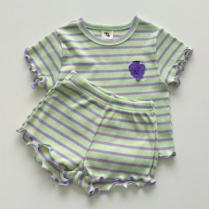Fashion Personality Shorts Girls Suit